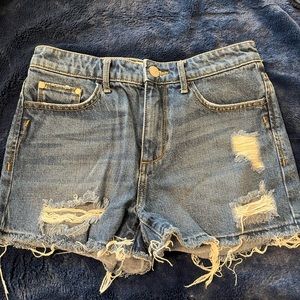 Gilded Intent High Rise Jean Shorts